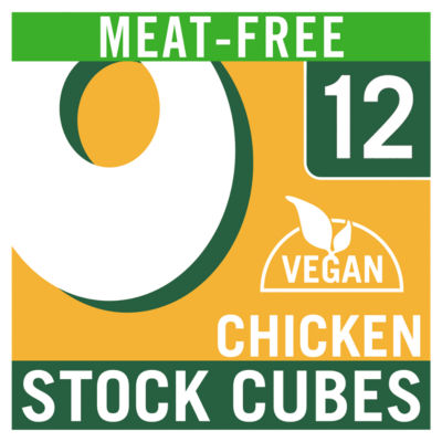 OXO 12 Meat Free Vegan Chicken Flavour Stock Cubes 12's (71g)