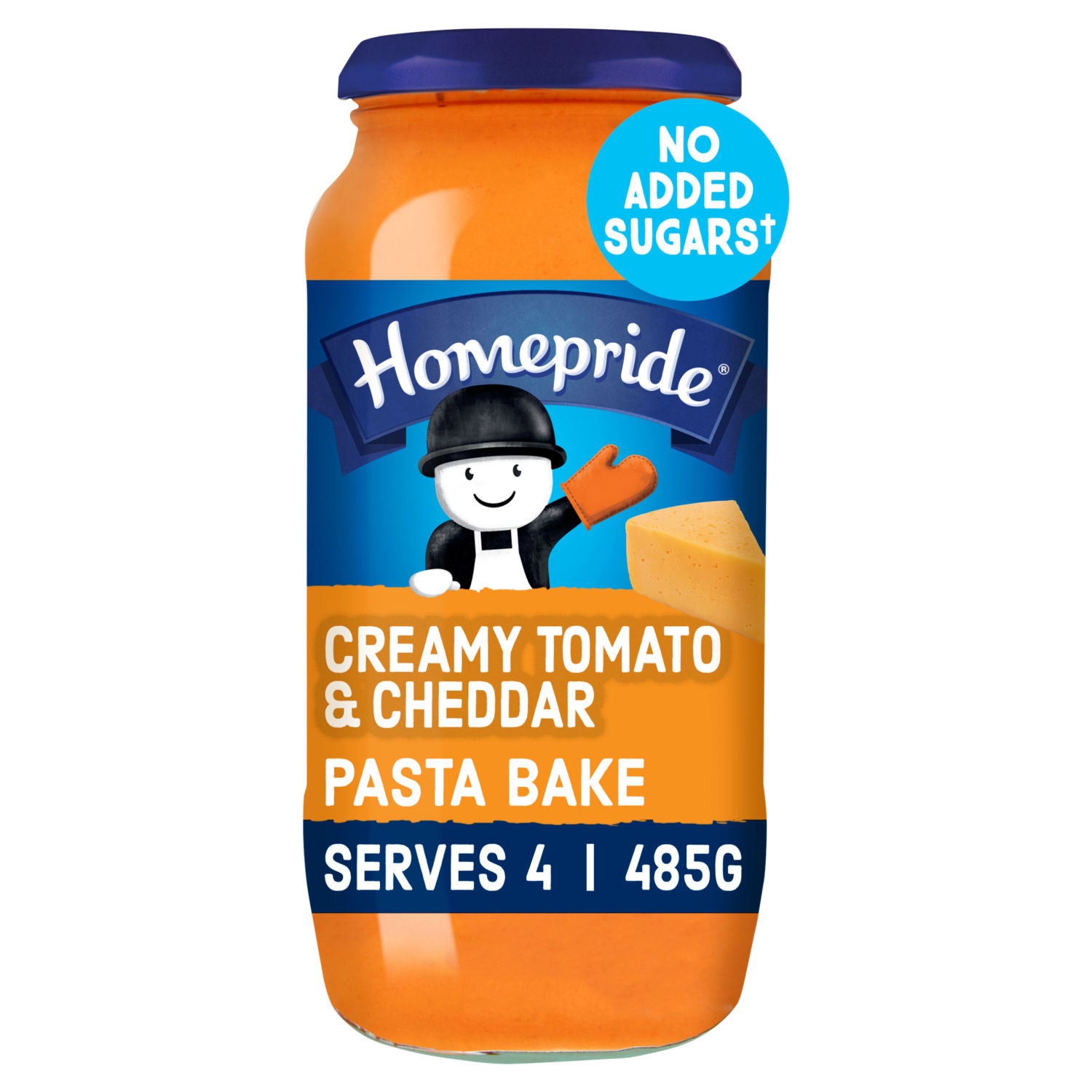 Homepride Pasta Bake Creamy Tomato and Cheddar Sauce 485g