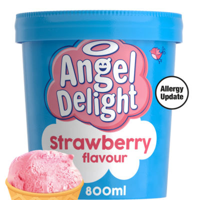 Angel Delight Soft Serve Ice Cream Tub Strawberry Flavour 800ml