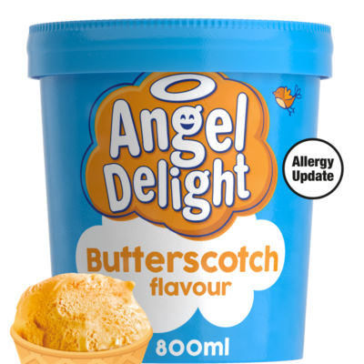 Angel Delight Soft Serve Ice Cream Tub Butterscotch Flavour 800ml