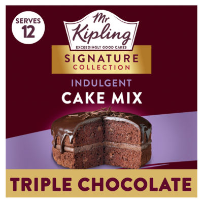 Mr Kipling Signature Triple Chocolate Cake mix 416g