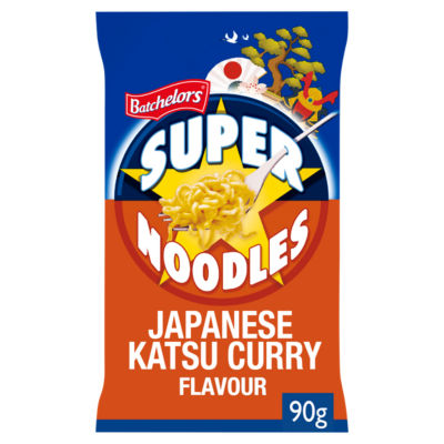 Batchelors Super Noodles Japanese Katsu Curry Instant Noodle Block 90g