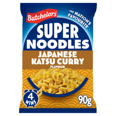 Batchelor's Super Noodles Japanese Katsu Curry Instant Noodle Block 90G