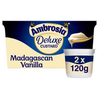 Ambrosia Deluxe Custard - Madagascan Vanilla 2 x 120g