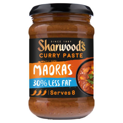Sharwoods Indian Madras Reduced Fat Curry Paste 280g