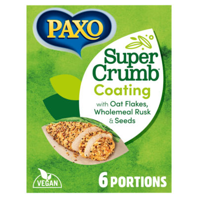 Paxo Super Crumb Coating with Oat Flakes, Wholemeal Rusk & Seeds 120g