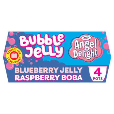 Angel Delight Bubble Jelly Blueberry Jelly and Raspberry Boba