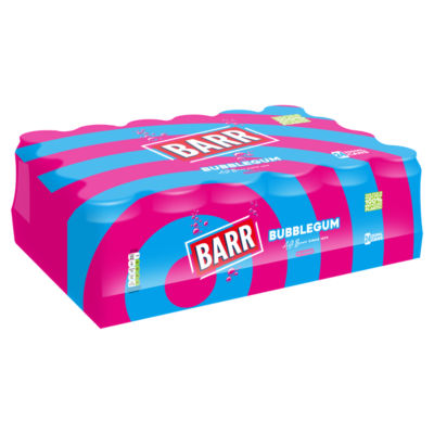 Barr Limeade 24 Pack Flavoured Fizzy Drink 24 x 330ml Cans