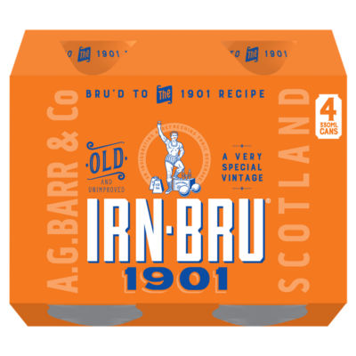 Irn-Bru 1901 Soft Drink Cans 4 x 330ml