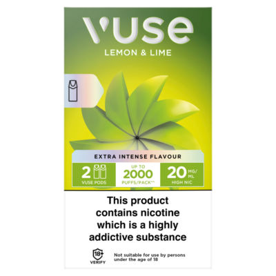 Vuse Extra Intense Flavour Pod- Lemon & Lime 20mg
