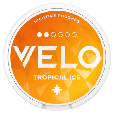 Velo Tropical Ice Nicotine Pouches Mini 6mg 15 Pack