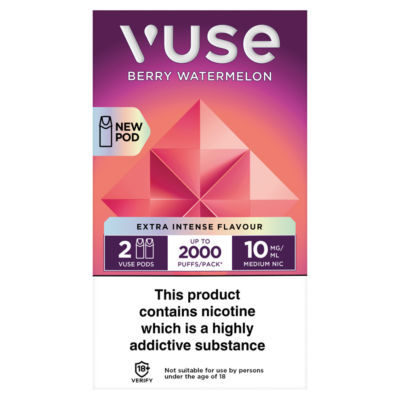 Vuse Extra Intense Flavour Pods- Berry Watermelon 10mg