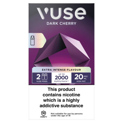 Vuse Extra Intense Flavour Pod- Dark Cherry 20mg