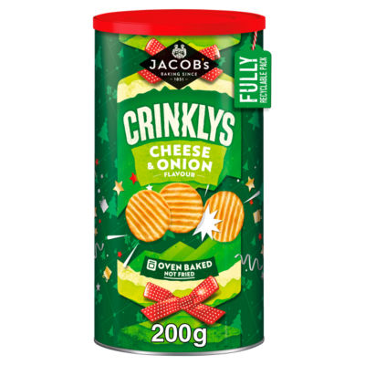 Jacobs Crinklys Cheese & Onion 200g
