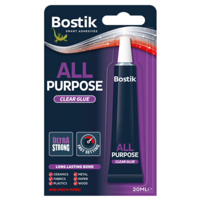 Bostik All Purpose Clear Glue 20Ml