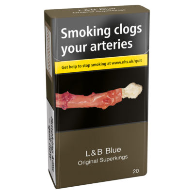 L&B Blue Real Blue Superkings 20 Pack