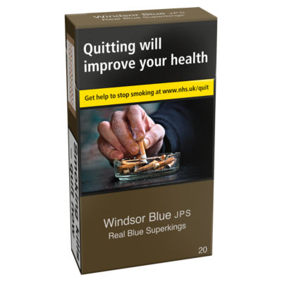 Windsor Blue JPS Real Blue Superkings 20 Pack