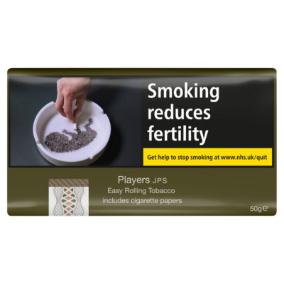 JPS Players Easy Rolling Including Cigarette Papers 50g
