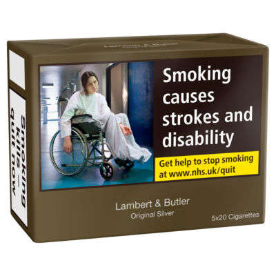 Lambert & Butler Original Silver Cigarettes 5X20s