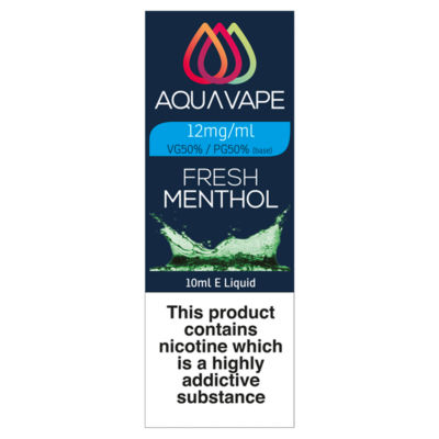 Aqua Vape Fresh Menthol 12mg/10ml