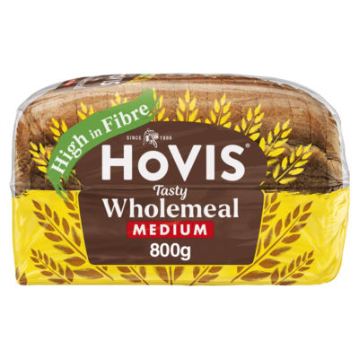 Hovis Tasty Wholemeal Medium 800G