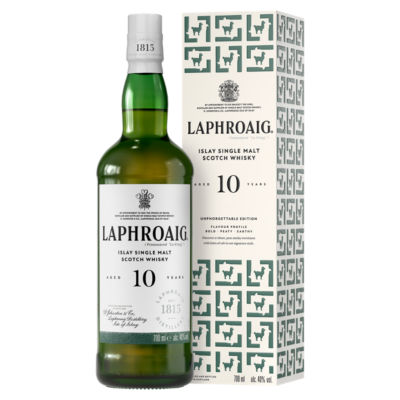 Laphroaig 10 Year Old Islay Single Malt Scotch Whisky (70cl)