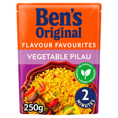 Ben's Original Vegetable Pilau Microwave Rice