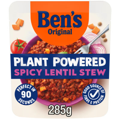 Ben's Original Plant Powered Spicy Lentil Stew Ready Meal 285g