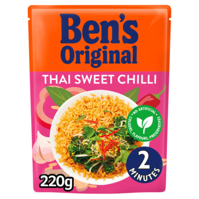 Ben's Original Thai Sweet Chilli Microwave Rice 220G