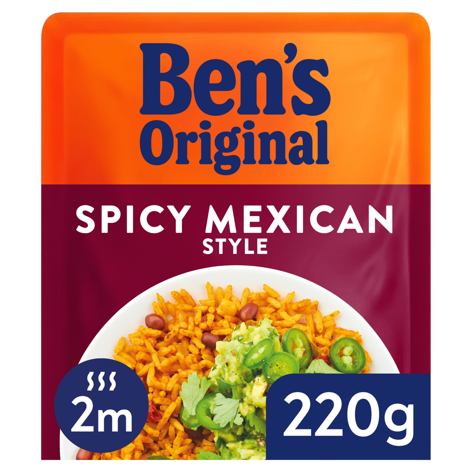 Ben's Original Spicy Mexican Microwave Rice Pouch 220g