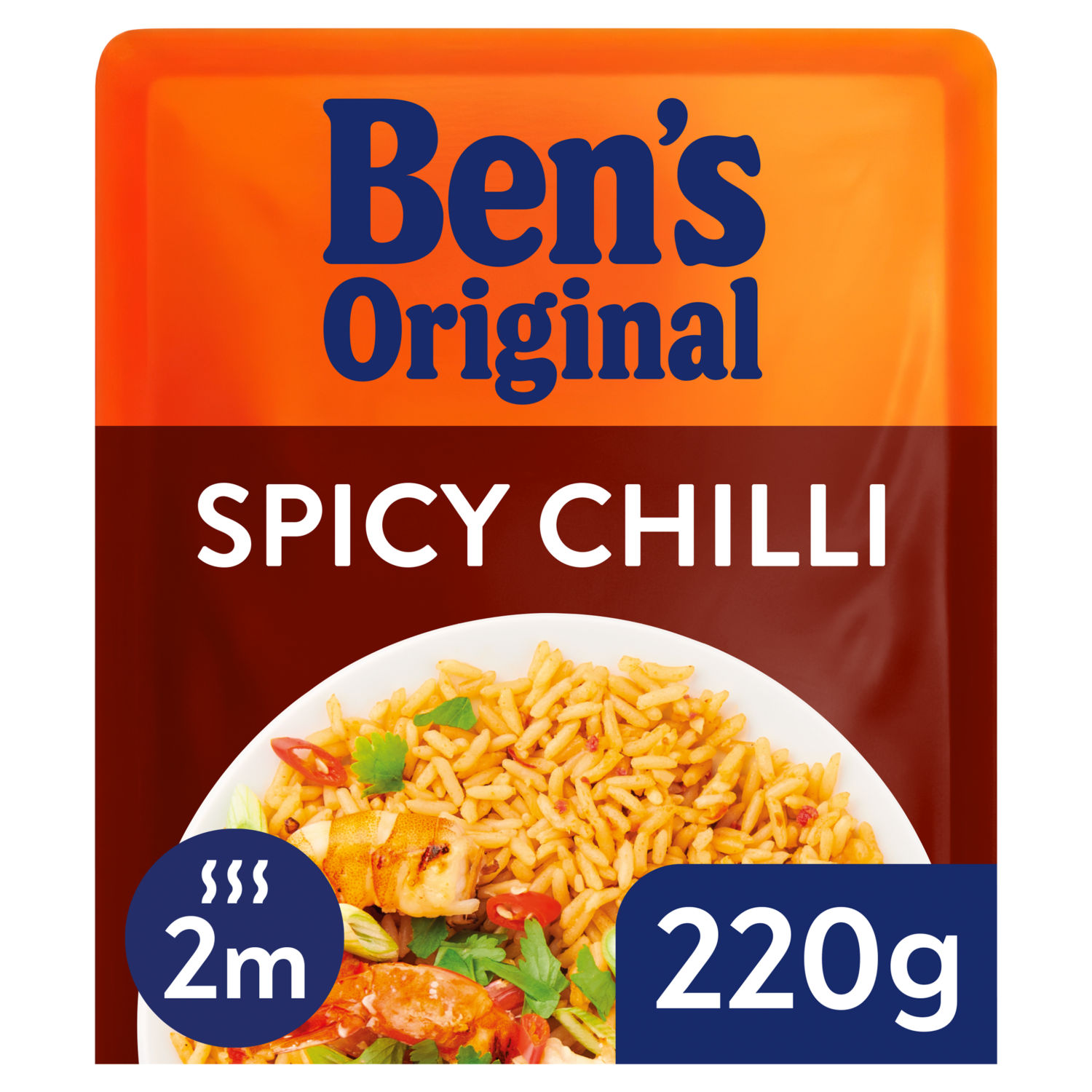 Ben's Original Spicy Chilli Microwave Rice 220g