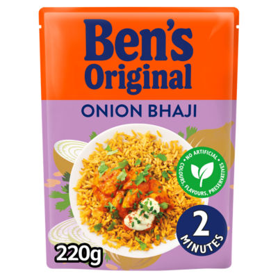 Ben's Original Bens Original Onion Bhaji Microwave Rice 220g