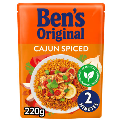 Ben's Original Cajun Spiced Microwave Rice 220G