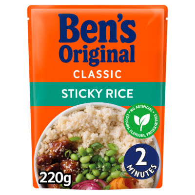 Ben's Original Bens Original Sticky Rice Microwave Rice 220g