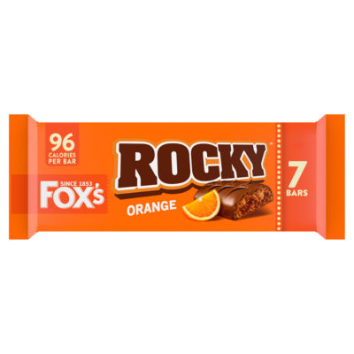 Foxs Rocky Orange Bars 7 x 19.75g (138g)
