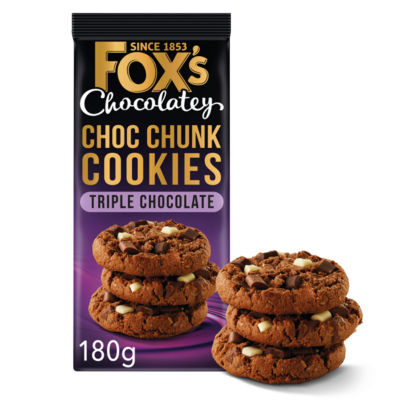 Foxs Fabulous Triple Chocolate Cookies 180g