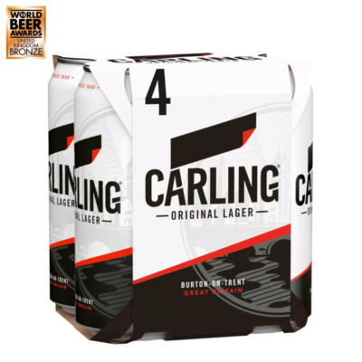 Carling Brilliantly Refreshing Lager 4 x 440ml