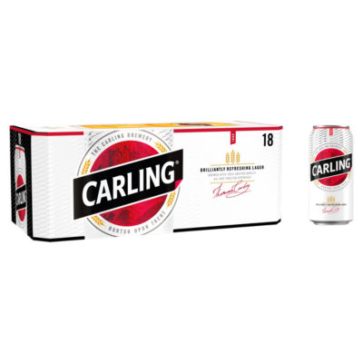 Carling Brilliantly Refreshing Lager 18 x 440ml