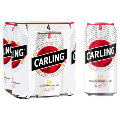 Carling Brilliantly Refreshing Lager 4 x 440ml product image