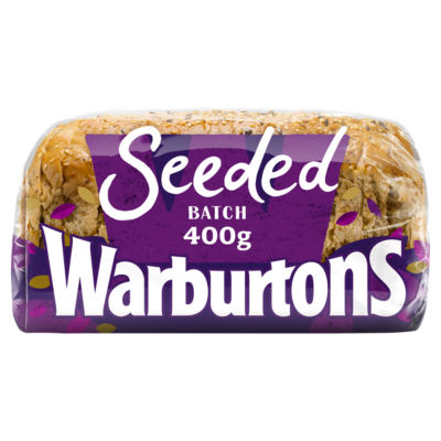 Warburtons Thick Sliced Seeded Batch Bread 400g