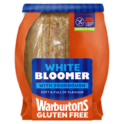 Warburtons Family Bakers Gluten Free White Bloomer with Sourdough 400g