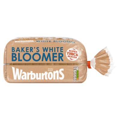 Warburtons Baker's White Bloomer 800G