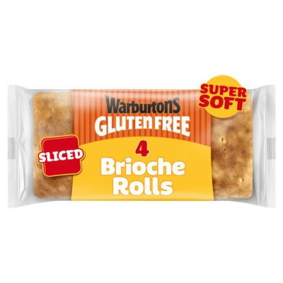 Warburtons Gluten Free 4 Super Soft Brioche Rolls