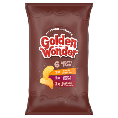 Golden Wonder Meaty Pack 6 x 25g
