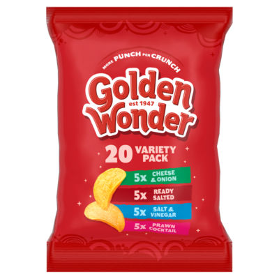 Golden Wonder Variety Pack 20 x 25g