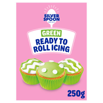 Silver Spoon Green Ready to Roll Icing 250g