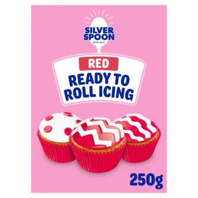 Silver Spoon Red Ready to Roll Icing 250g
