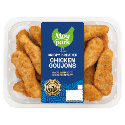 Moy Park Crispy Breaded Chicken Goujons 430g