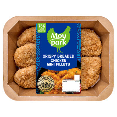 Moy Park Crispy Breaded Chicken Mini Fillets 300g