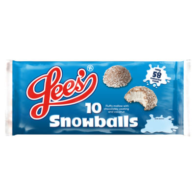 Lees' Lee's Snowballs 10 Pack 130g
